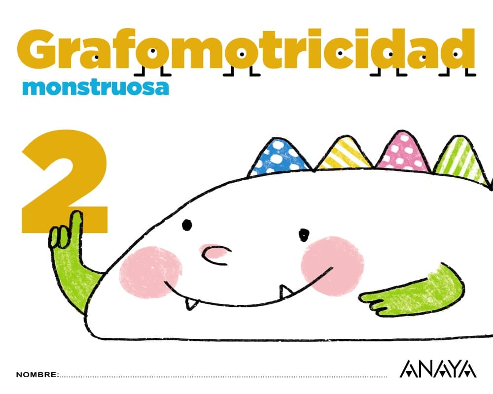 Portada: Grafomotricidad monstruosa 4 años